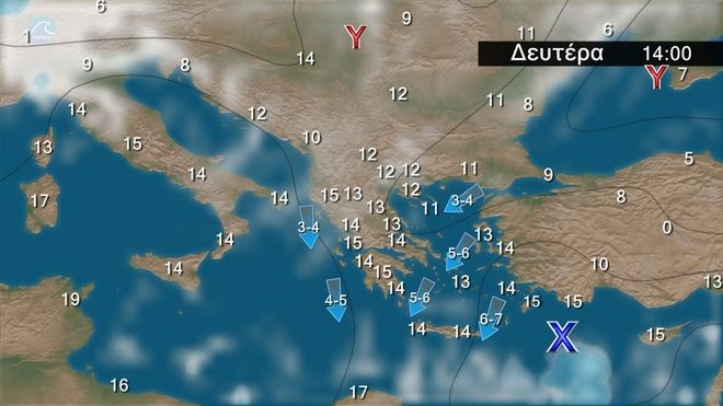 Καιρός: Ραγδαία επιδείνωση με καταιγίδες και χιόνια Η πρόγνωση του καιρού