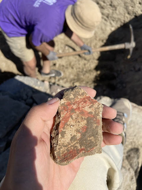 Σπάραγμα τοιχογραφίας των ύστερων ρωμαϊκών χρόνων 2023 λήψη Τζίνα Μπουζέα Σπάραγμα τοιχογραφίας των ύστερων ρωμαϊκών χρόνων 2023 λήψη Τζίνα Μπουζέα